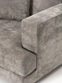 Butacas|Sillones></noscript>Westwing Collection Sillón Tribeca Chenilla taupe