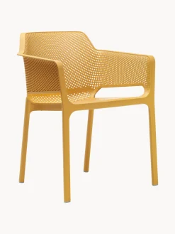 Outlet Sillones de jardín apilables con reposabrazos Net, 2 uds. Sillas De Jardín|Sillas De Jardí­N