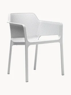 Discount Sillones de jardín apilables con reposabrazos Net, 2 uds. Sillas De Jardín|Sillas De Jardí­N