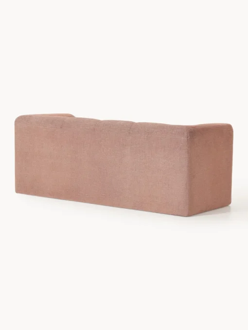 Sofás 2 Plazas|Sofás>Westwing Collection Sofá Bobi (2 plazas) Tejido terracota, verde oliva