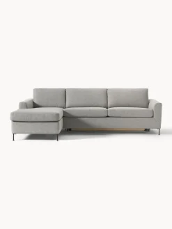 Sofás Cama|Sofás>Westwing Collection Sofá cama con colchón Cucita (3 plazas) Tejido gris