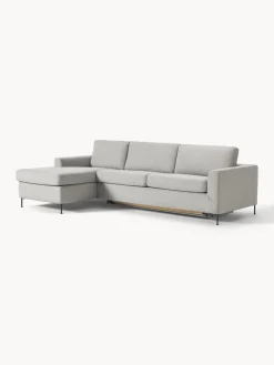 Sofás Cama|Sofás></noscript>Westwing Collection Sofá cama con colchón Cucita (3 plazas) Tejido gris