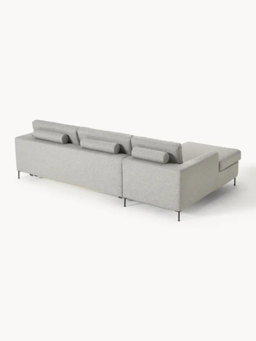 Sofás Cama|Sofás>Westwing Collection Sofá cama con colchón Cucita (3 plazas) Tejido gris