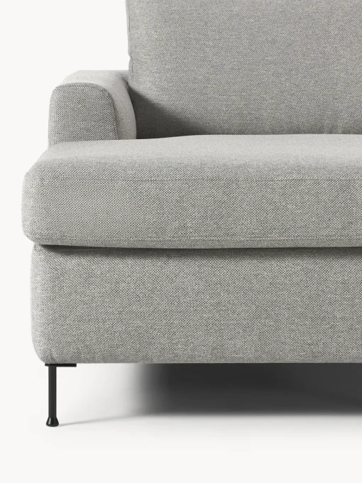 Sofás Cama|Sofás>Westwing Collection Sofá cama con colchón Cucita (3 plazas) Tejido gris