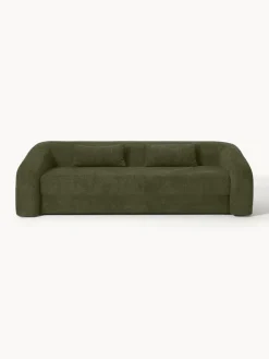 Outlet Sofá cama de borreguillo bouclé Eliot (3 plazas) Sofás Cama|Sofás