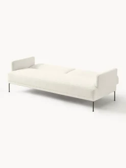 Sofás Cama|Sofás></noscript>Westwing Collection Sofá cama de borreguillo Fluente (3 plazas) Borreguillo blanco Off White
