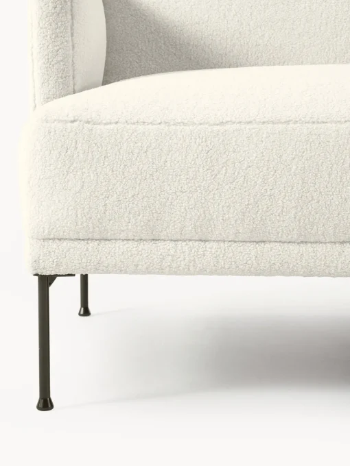Sofás Cama|Sofás>Westwing Collection Sofá cama de borreguillo Fluente (3 plazas) Borreguillo blanco Off White