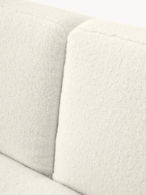 Sofás Cama|Sofás>Westwing Collection Sofá cama de borreguillo Fluente (3 plazas) Borreguillo blanco Off White