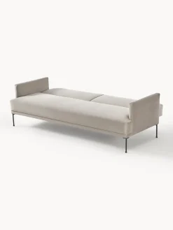 Clearance Sofá cama de terciopelo Fluente (3 plazas) Sofás Cama|Sofás
