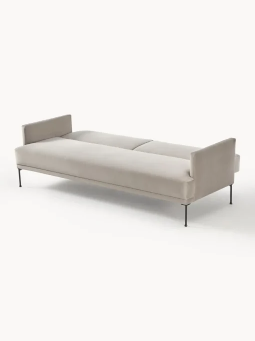 Clearance Sofá cama de terciopelo Fluente (3 plazas) Sofás Cama|Sofás