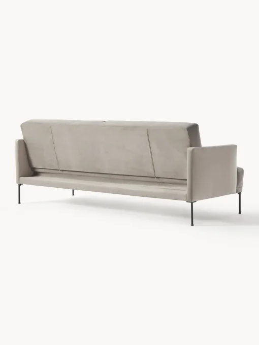 Clearance Sofá cama de terciopelo Fluente (3 plazas) Sofás Cama|Sofás