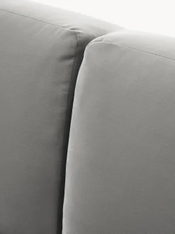 Sofás Cama|Sofás></noscript>Westwing Collection Sofá cama de terciopelo Fluente (3 plazas) Terciopelo gris