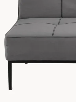 Outlet Sofá cama de terciopelo Perugia (3 plazas) Sofás Cama|Sofás