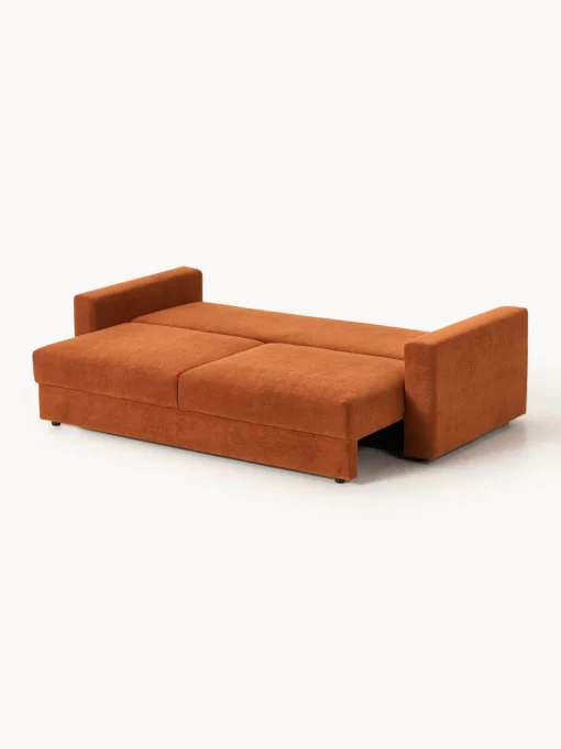 Clearance Sofá cama de terciopelo Tasha (3 plazas), con espacio de almacenamiento Sofás Cama|Sofás
