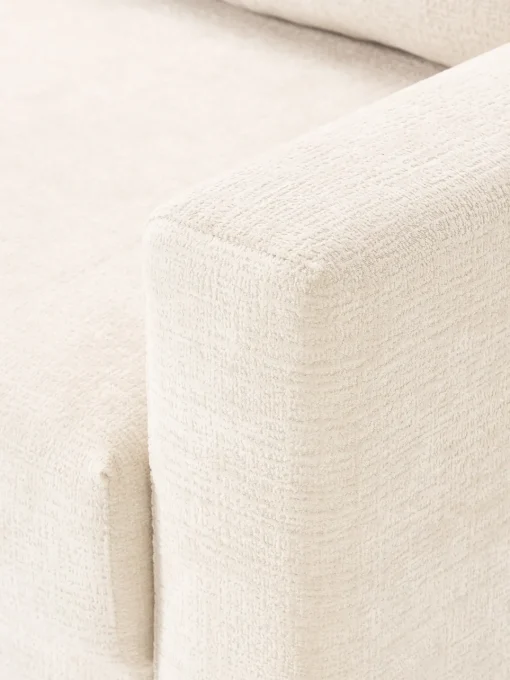 Sofás Cama|Sofás>Westwing Collection Sofá cama de terciopelo Tasha (3 plazas), con espacio de almacenamiento Tejido beige