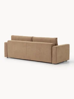 Hot Sofá cama de terciopelo Tasha (3 plazas), con espacio de almacenamiento Sofás Cama|Sofás