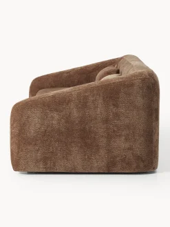 Sofás Cama|Sofás></noscript>Westwing Collection Sofá cama Eliot (3 plazas) Tejido marrón aterciopelado