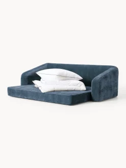 Sofás Cama|Sofás></noscript>Westwing Collection Sofá cama Eliot (3 plazas) Tejido azul oscuro, suave