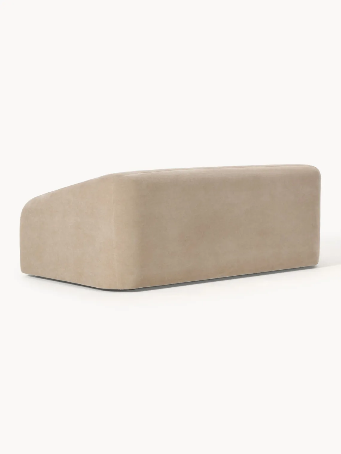 Sofás Cama|Sofás>Westwing Collection Sofá cama Eliot (2 plazas) Terciopelo beige