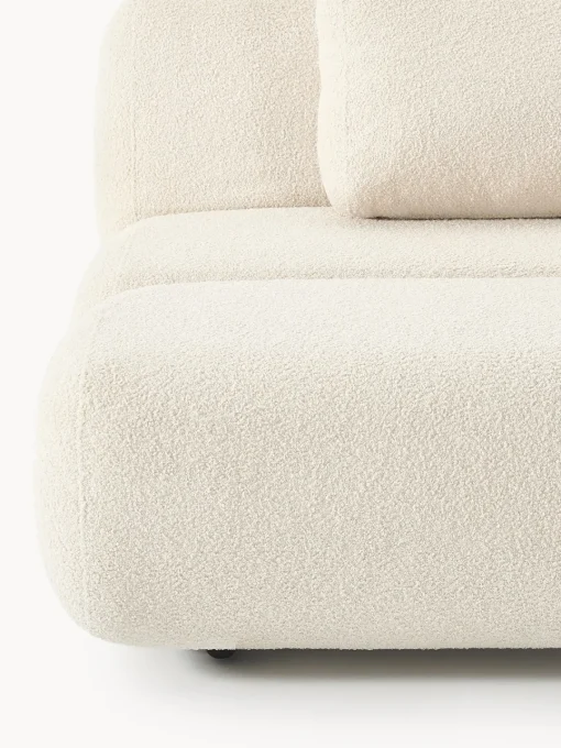 Sofás Cama|Sofás>Westwing Collection Sofá cama en borreguillo Caterpillar (3 plazas) Borreguillo beige