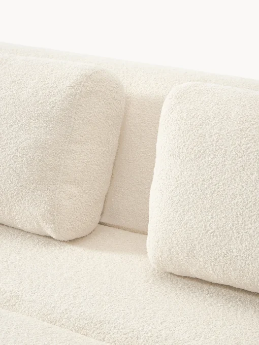 Sofás Cama|Sofás>Westwing Collection Sofá cama en borreguillo Caterpillar (3 plazas) Borreguillo beige