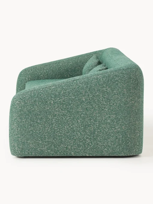 Sofás Cama|Sofás>Westwing Collection Sofá cama en tejido bouclé Eliot (3 plazas) Bouclé verde