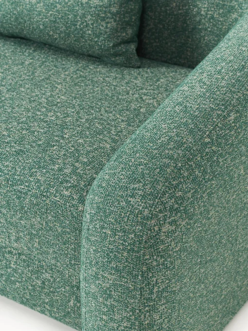 Sofás Cama|Sofás>Westwing Collection Sofá cama en tejido bouclé Eliot (3 plazas) Bouclé verde