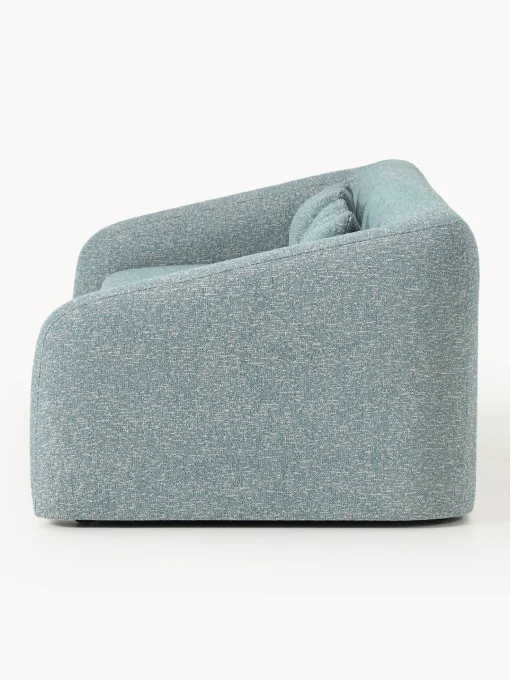 Sofás Cama|Sofás>Westwing Collection Sofá cama en tejido bouclé Eliot (3 plazas) Bouclé azul