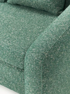 Sofás Cama|Sofás></noscript>Westwing Collection Sofá cama en tejido bouclé Eliot (2 plazas) Bouclé verde