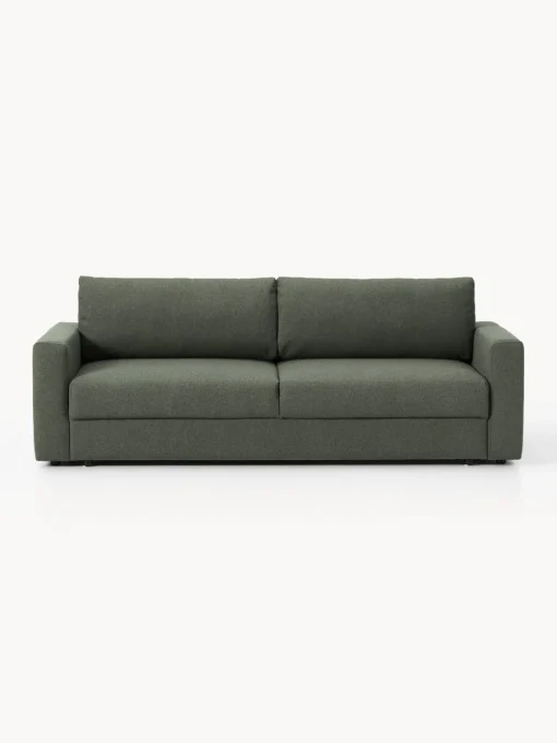 Sofá cama en tejido bouclé Tasha (3 plazas), con espacio de almacenamiento Sofás Cama|Sofás