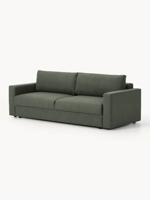 Sofá cama en tejido bouclé Tasha (3 plazas), con espacio de almacenamiento Sofás Cama|Sofás