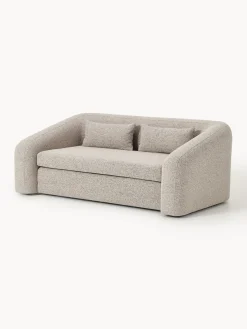 Sofás Cama|Sofás></noscript>Westwing Collection Sofá cama en tejido bouclé Eliot (2 plazas) Bouclé beige