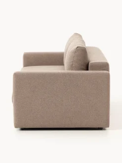 Sofás Cama|Sofás></noscript>Westwing Collection Sofá cama en tejido bouclé Tasha (3 plazas), con espacio de almacenamiento Bouclé taupe