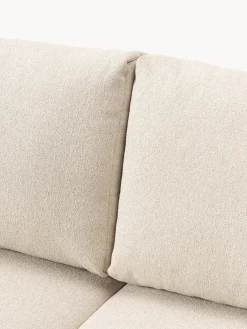 Sofás Cama|Sofás></noscript>Westwing Collection Sofá cama en tejido bouclé Tasha (3 plazas), con espacio de almacenamiento Bouclé beige claro