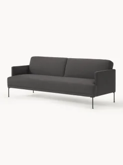 Sofás Cama|Sofás></noscript>Westwing Collection Sofá cama Fluente (3 plazas) Tejido grueso gris antracita