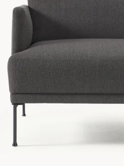 Sofás Cama|Sofás></noscript>Westwing Collection Sofá cama Fluente (3 plazas) Tejido grueso gris antracita