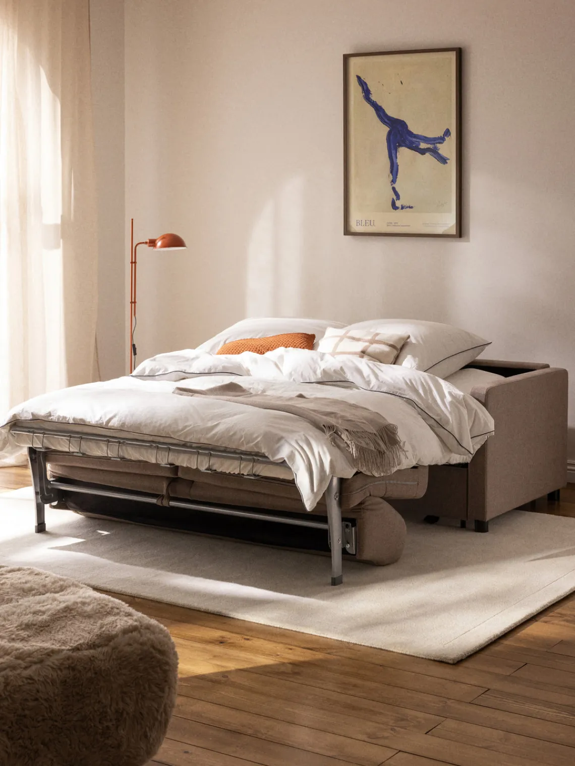 Hot Sofá cama Morgan, con colchón (2 plazas) Sofás Cama|Sofás