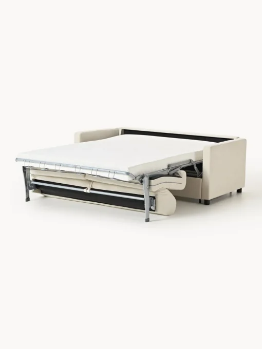 Sofás Cama|Sofás>Westwing Collection Sofá cama Morgan, con colchón (2 plazas) Tejido Off White