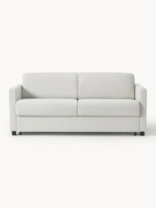Sofás Cama|Sofás>Westwing Collection Sofá cama Morgan (2 plazas), con colchón Tejido jaspeado greige