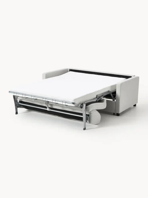 Sofás Cama|Sofás>Westwing Collection Sofá cama Morgan (2 plazas), con colchón Tejido jaspeado greige