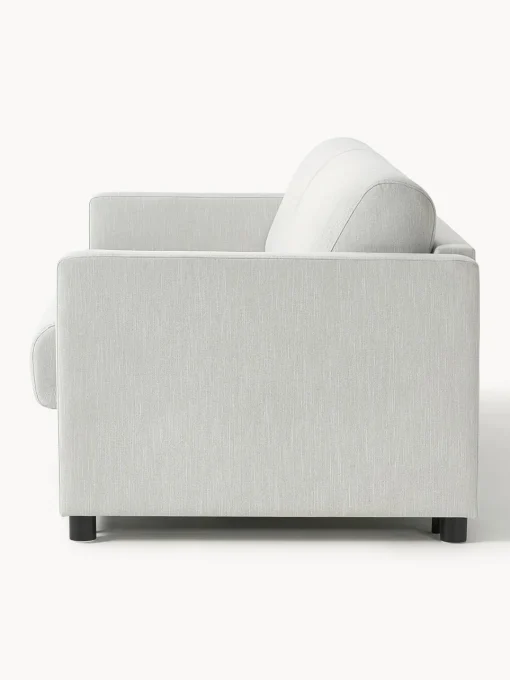 Sofás Cama|Sofás>Westwing Collection Sofá cama Morgan (2 plazas), con colchón Tejido jaspeado greige