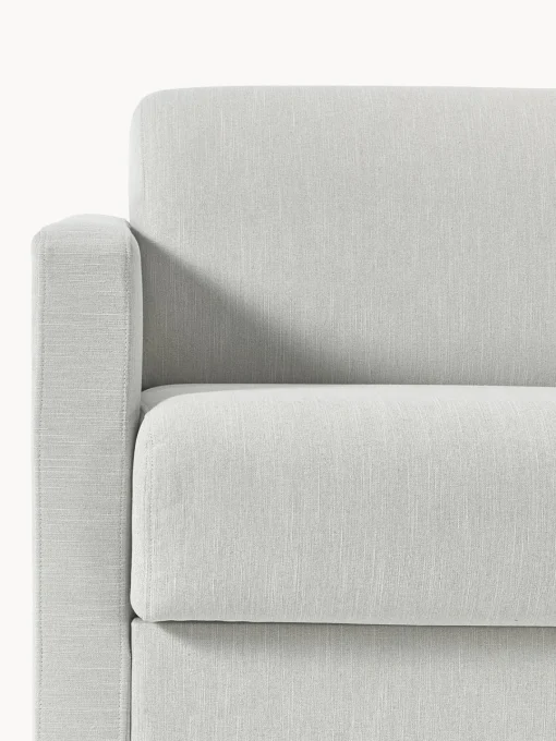 Sofás Cama|Sofás>Westwing Collection Sofá cama Morgan (2 plazas), con colchón Tejido jaspeado greige