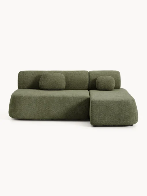 Hot Sofá cama rinconera de borreguillo con espacio de almacenamiento Pao Sofás Cama|Sofás