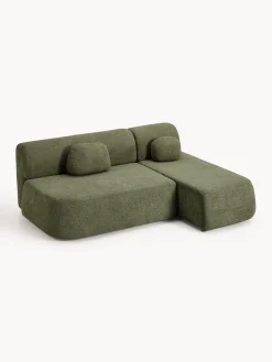 Hot Sofá cama rinconera de borreguillo con espacio de almacenamiento Pao Sofás Cama|Sofás