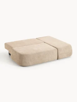 Outlet Sofá cama rinconera de borreguillo con espacio de almacenamiento Pao Sofás Cama|Sofás