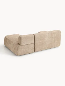 Outlet Sofá cama rinconera de borreguillo con espacio de almacenamiento Pao Sofás Cama|Sofás