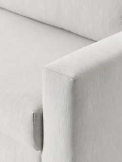 Sofás Cama|Sofás></noscript>Westwing Collection Sofá cama Tasha (3 plazas), con espacio de almacenamiento Tejido jaspeado gris claro