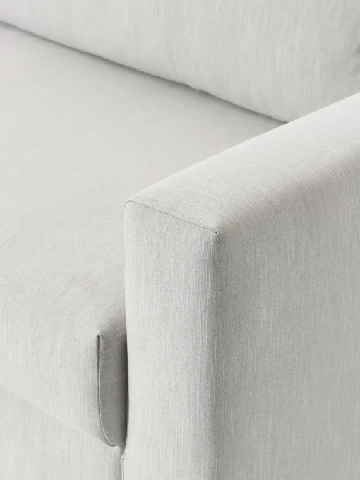 Sofás Cama|Sofás>Westwing Collection Sofá cama Tasha (3 plazas), con espacio de almacenamiento Tejido jaspeado gris claro