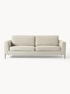 Sofás 3 Plazas|Sofás>Westwing Collection Sofá Cucita (3 plazas) Tejido beige claro