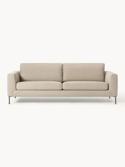 Sofás 3 Plazas|Sofás>Westwing Collection Sofá Cucita (3 plazas) Tejido grueso beige